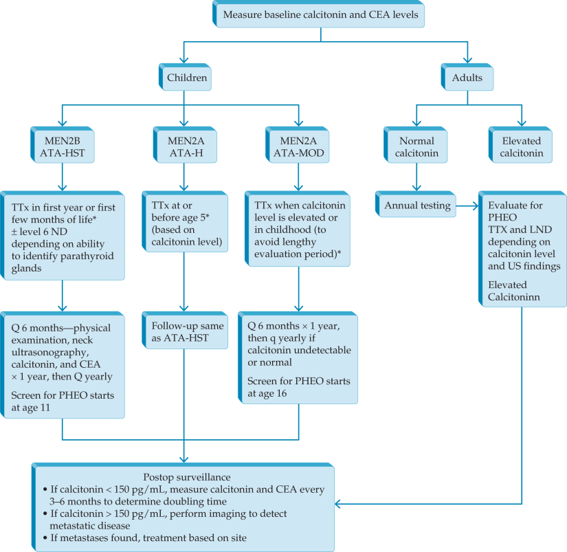 ATA Guidelines Based Management of Patients with RET Mutations
